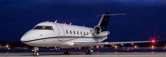 Bombardier Challenger 604 empty leg