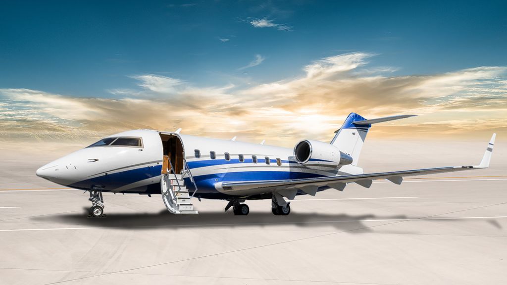 Bombardier Challenger 604 empty leg