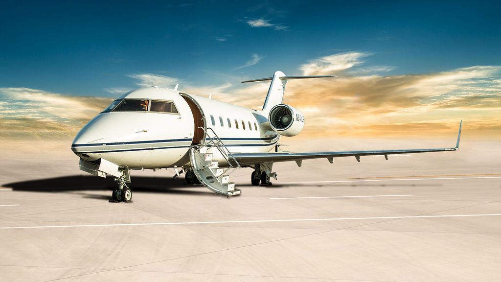 Bombardier Challenger 604 empty leg