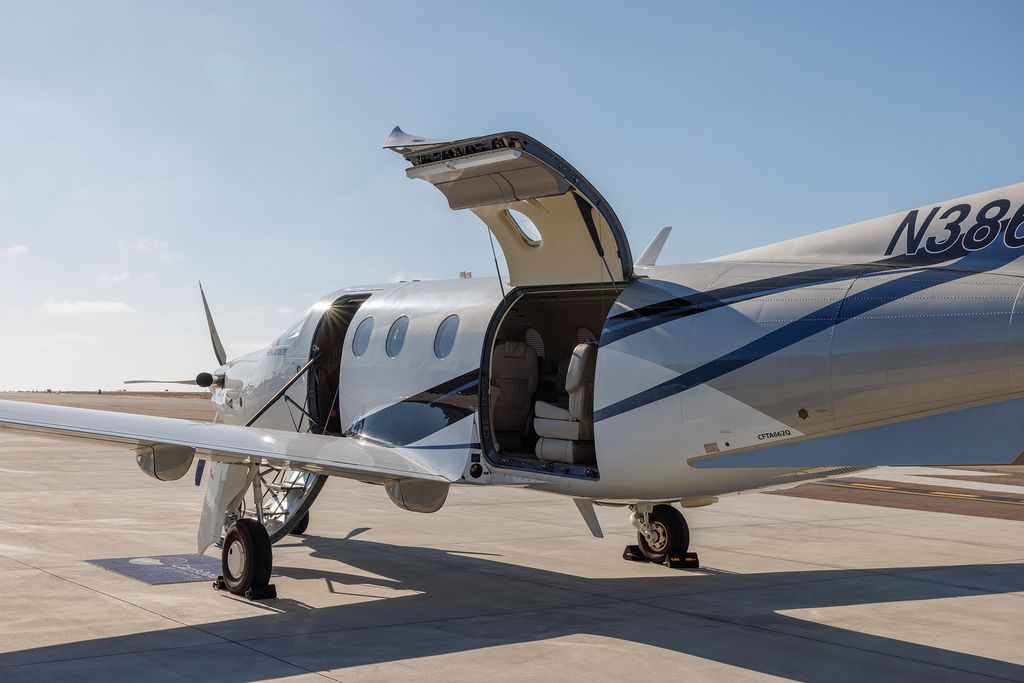 Pilatus PC 12 NG empty leg