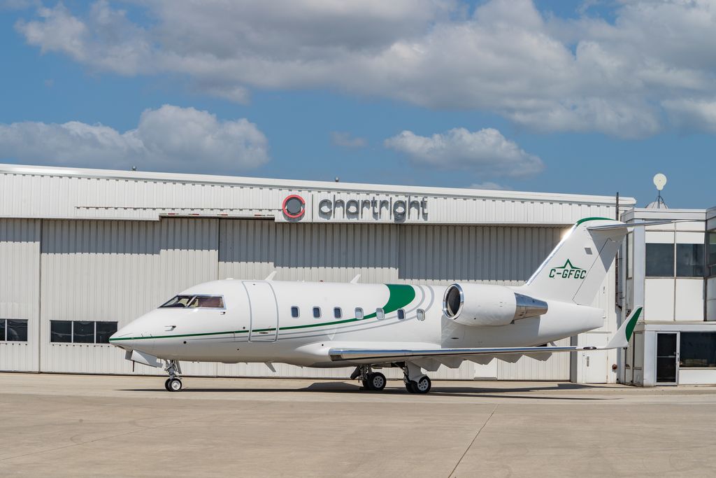Bombardier Challenger 604 empty leg