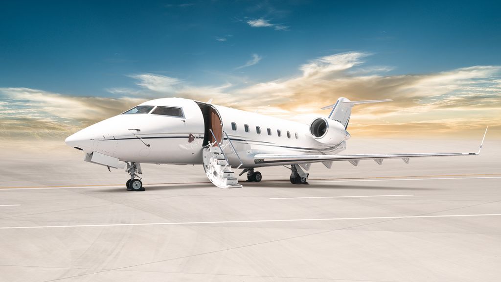 Bombardier Challenger 604 empty leg