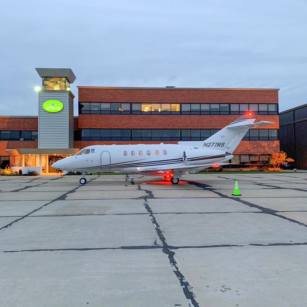 Beechcraft Hawker 800XP empty leg